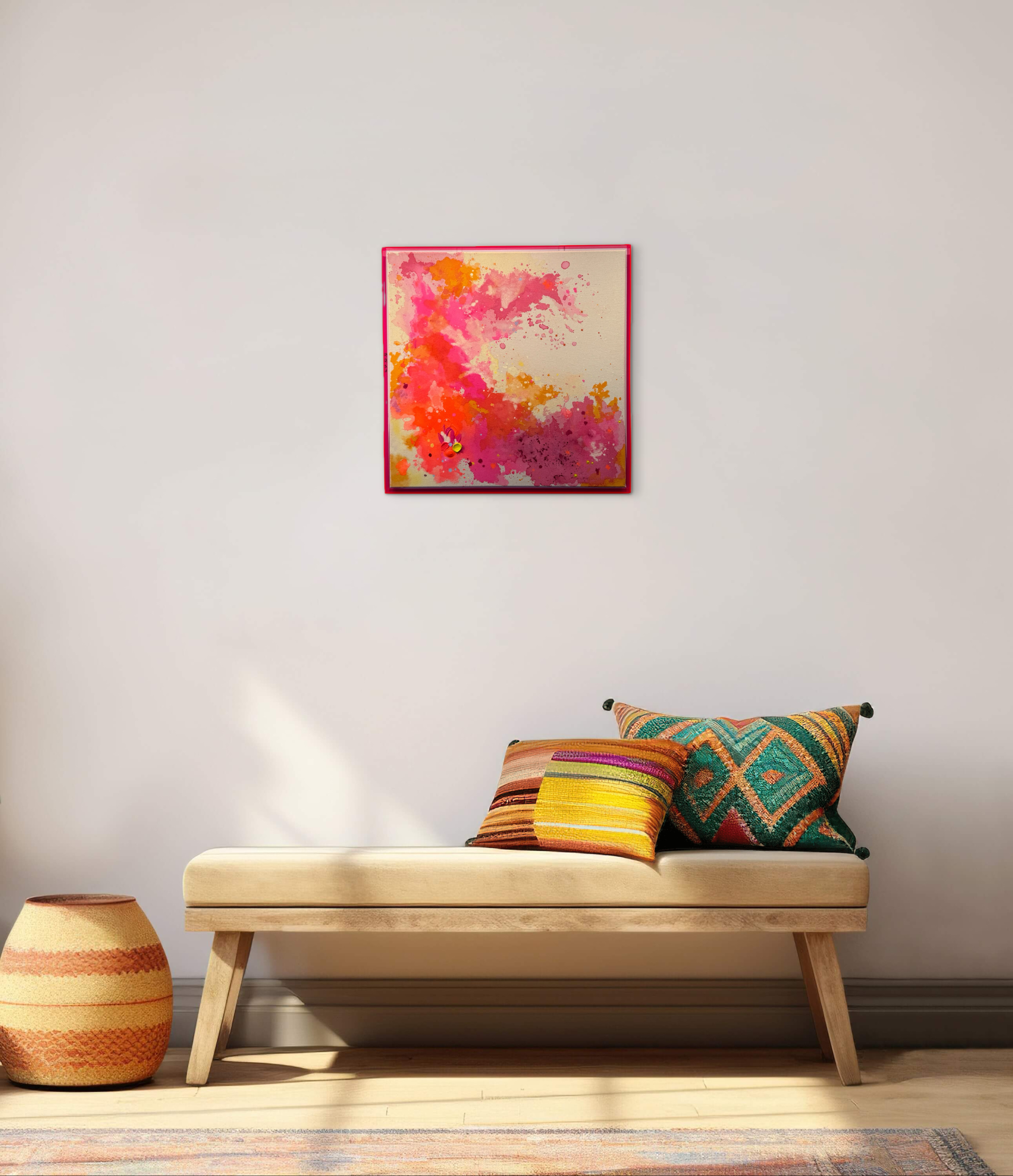 Akkorde - Schwebe, 2026, Acryl auf roher Baumwollleinwand, Ansicht 12